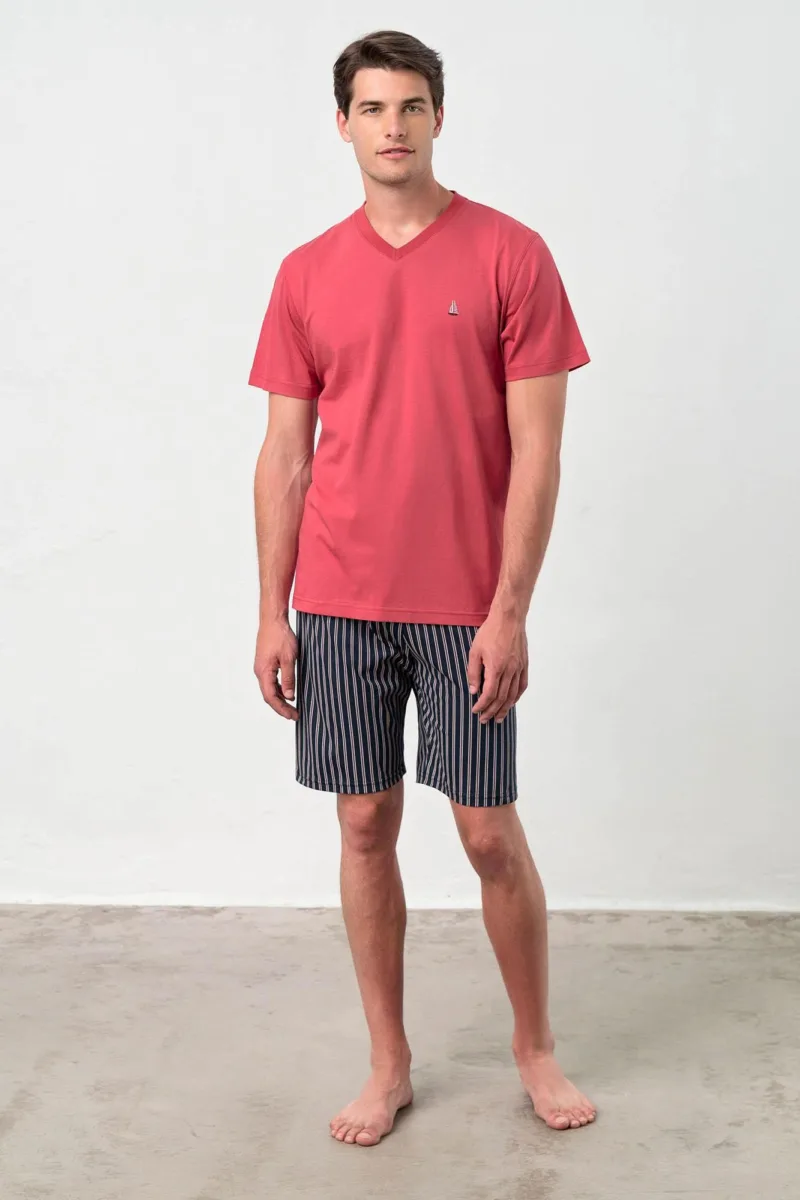 Pijama barbati cu pantaloni scurti