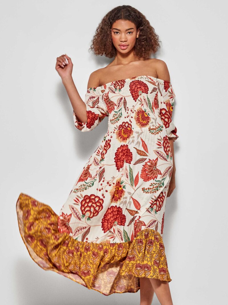 Rochie lunga de plaja