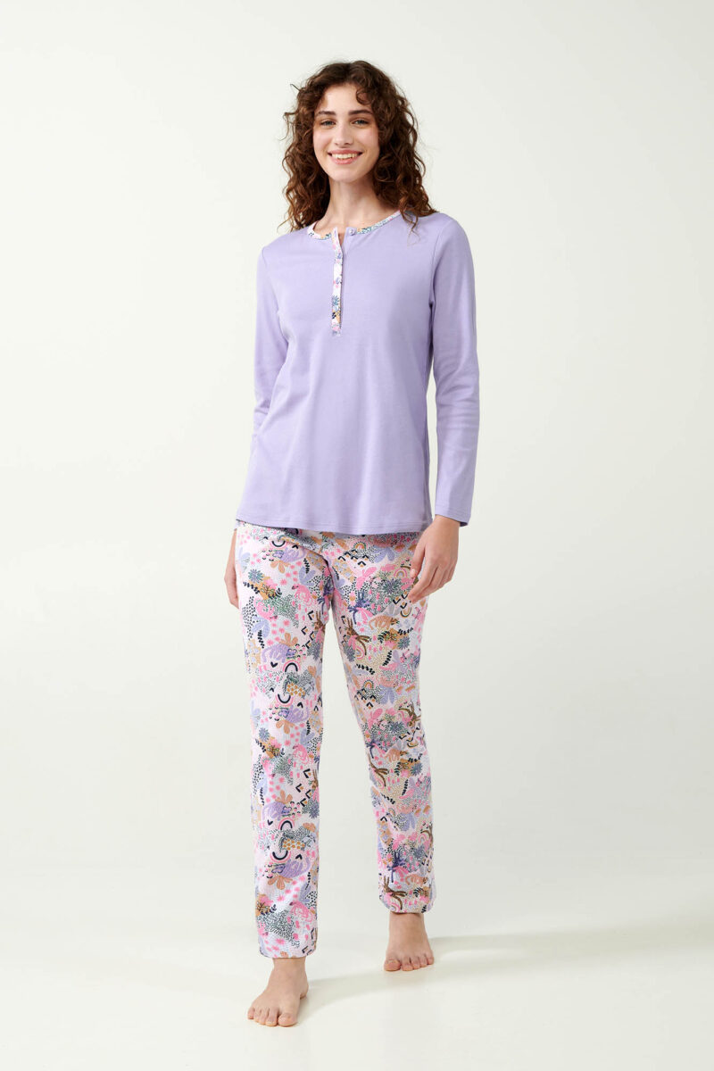 pijama de damă din bumbac