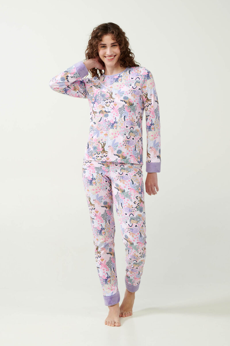 Pijama de bumbac pentru femei
