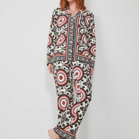 Pijama dama cu nasturi