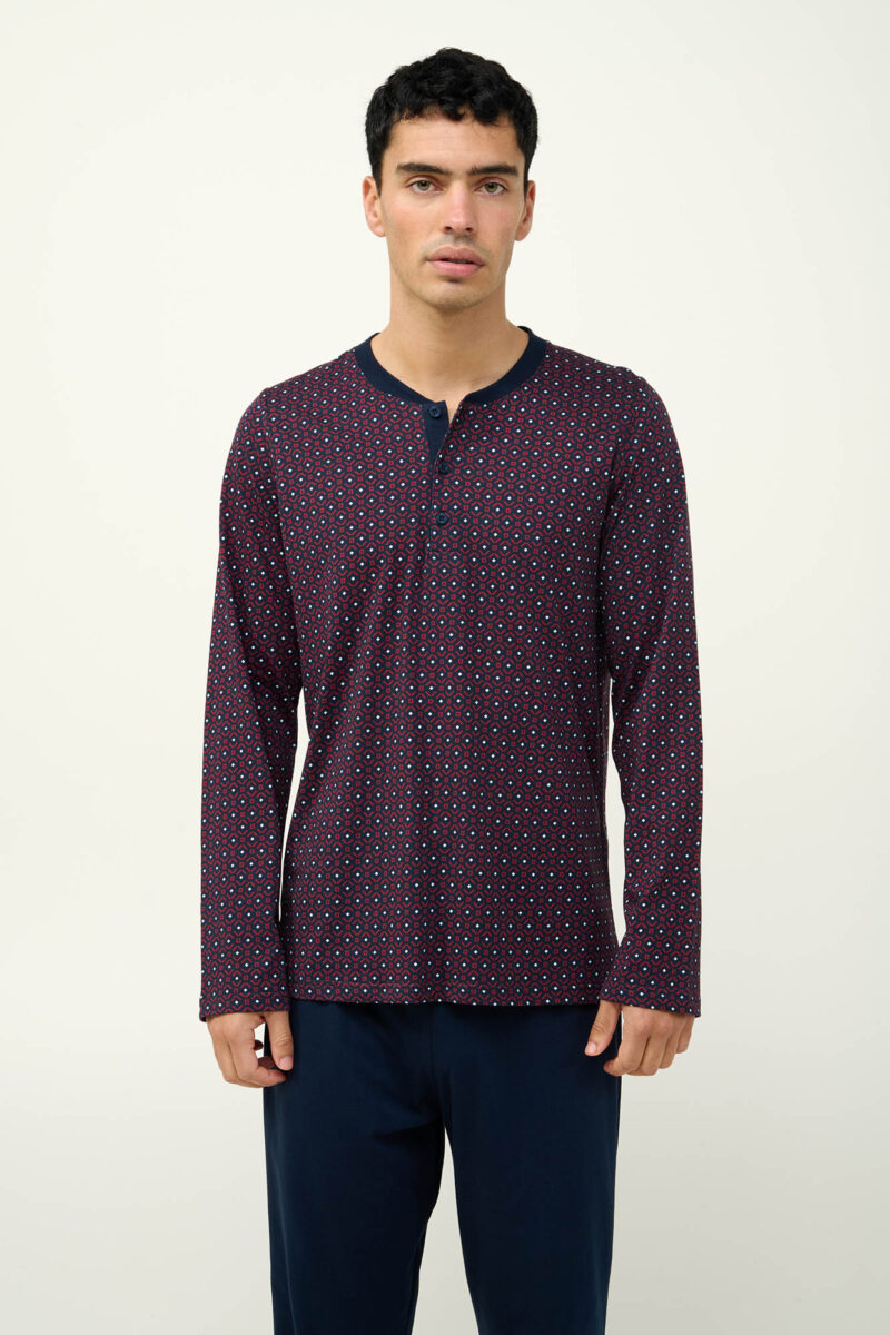 Pijama bărbătească din bumbac - VAMP / 23610 - imagine 2