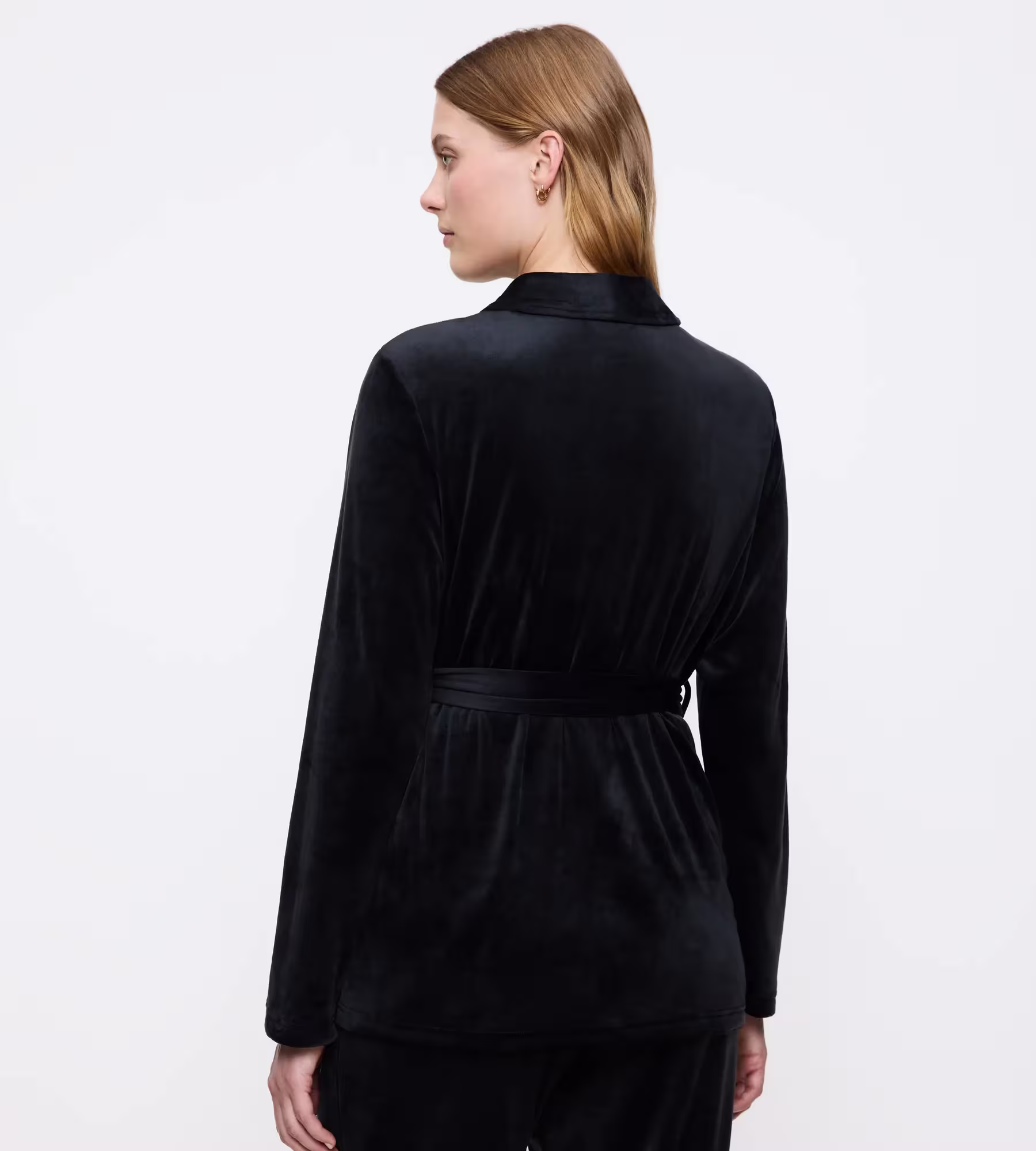 102250780004_MO_B_1-jpg Halat scurt Triumph - Sensual Velour Robe Top 01 / 10225078 - imagine 2