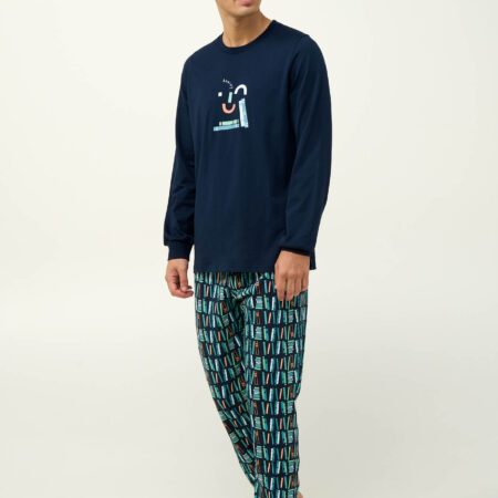 pijama barbateasca lunga