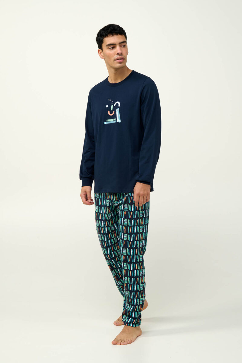 pijama barbateasca lunga