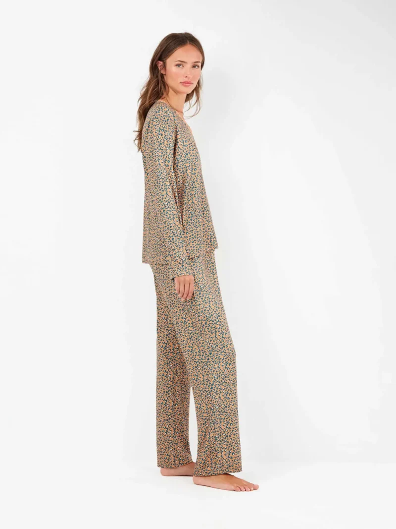 Pijama damă animal print - GISELA / 20308 - imagine 3